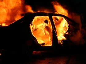 горів автомобіль