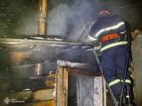 рятувальник, дим