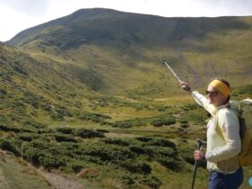 провідниця, гори