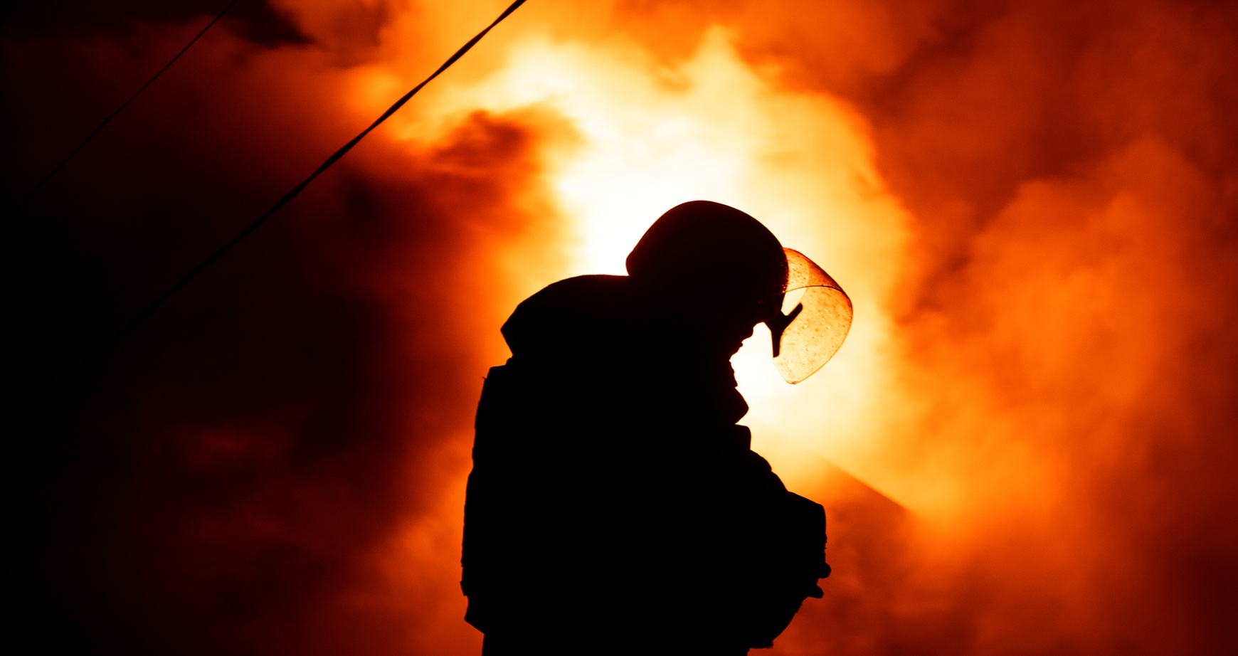 обстріл пожежа