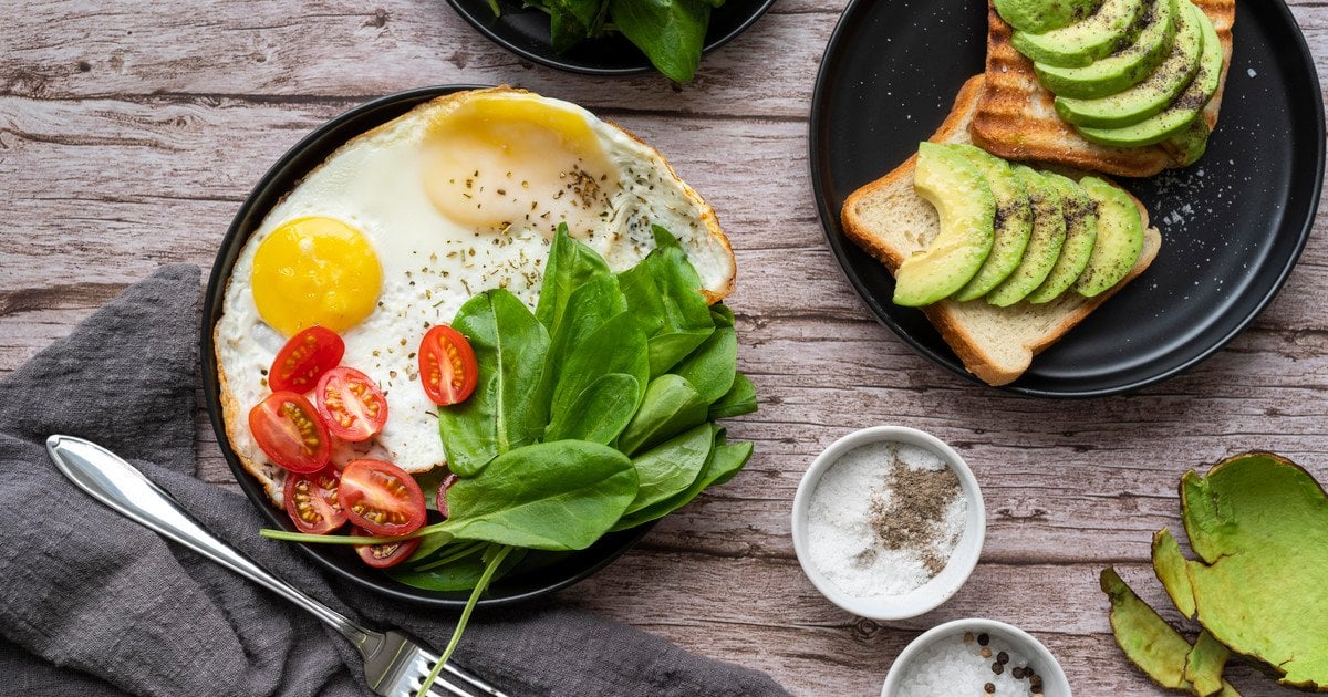 яєшня, помідори, їжа