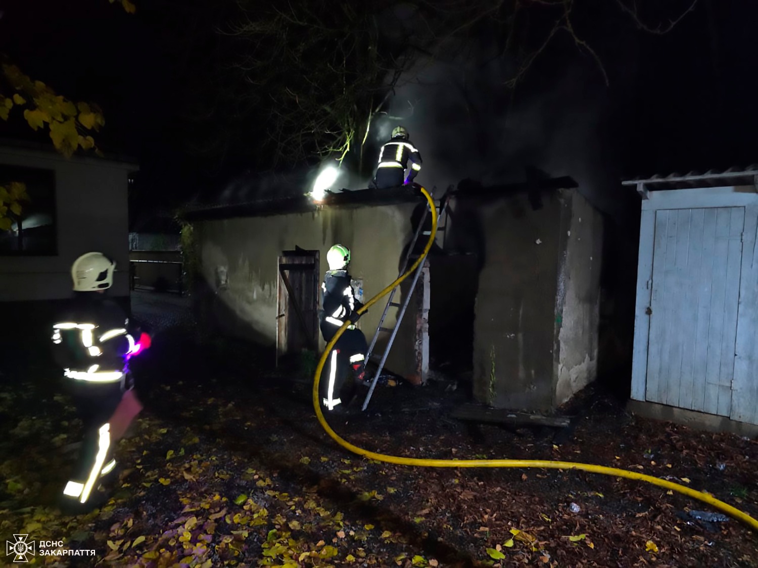 вогнеборці, ніч