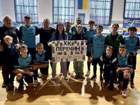 спортсмени, плакат