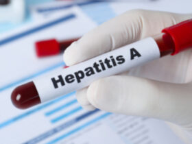 рука, пробірка