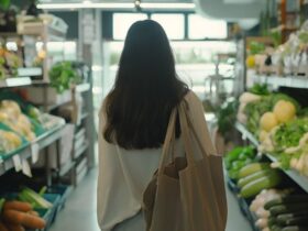 жінка, продукти