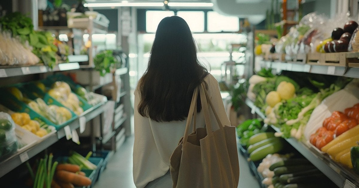 жінка, продукти