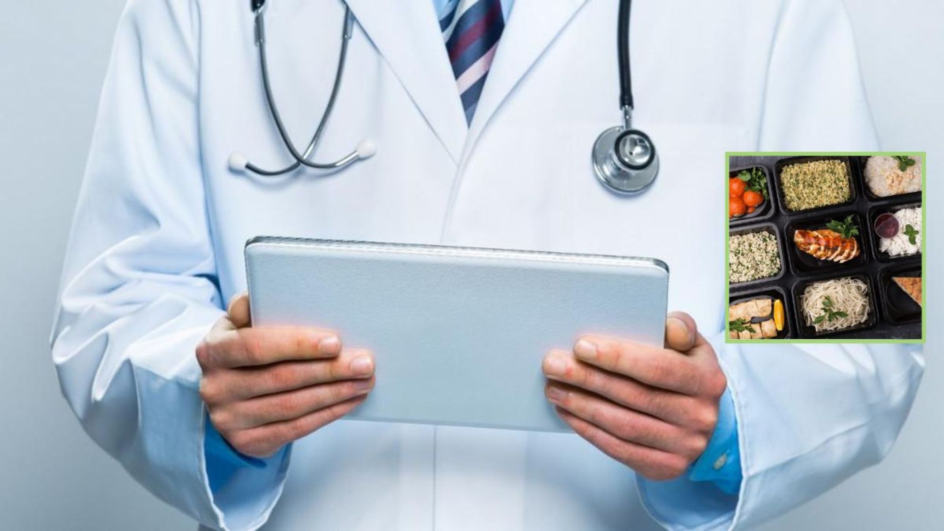 лікар, планшет