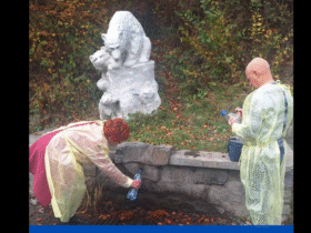 проби води, люди