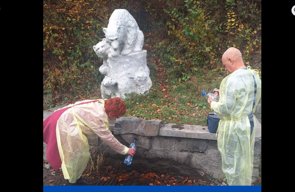 проби води, люди