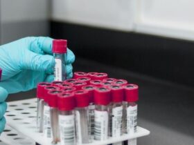 руки, пробірки