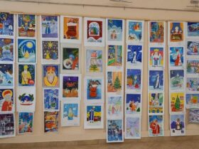 малюнки, стіна