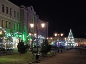 вулиця, ялинка