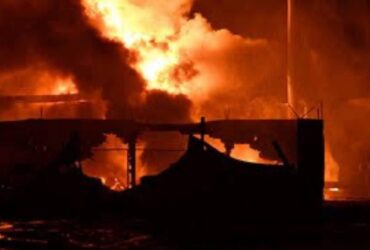 пожежа, ніч