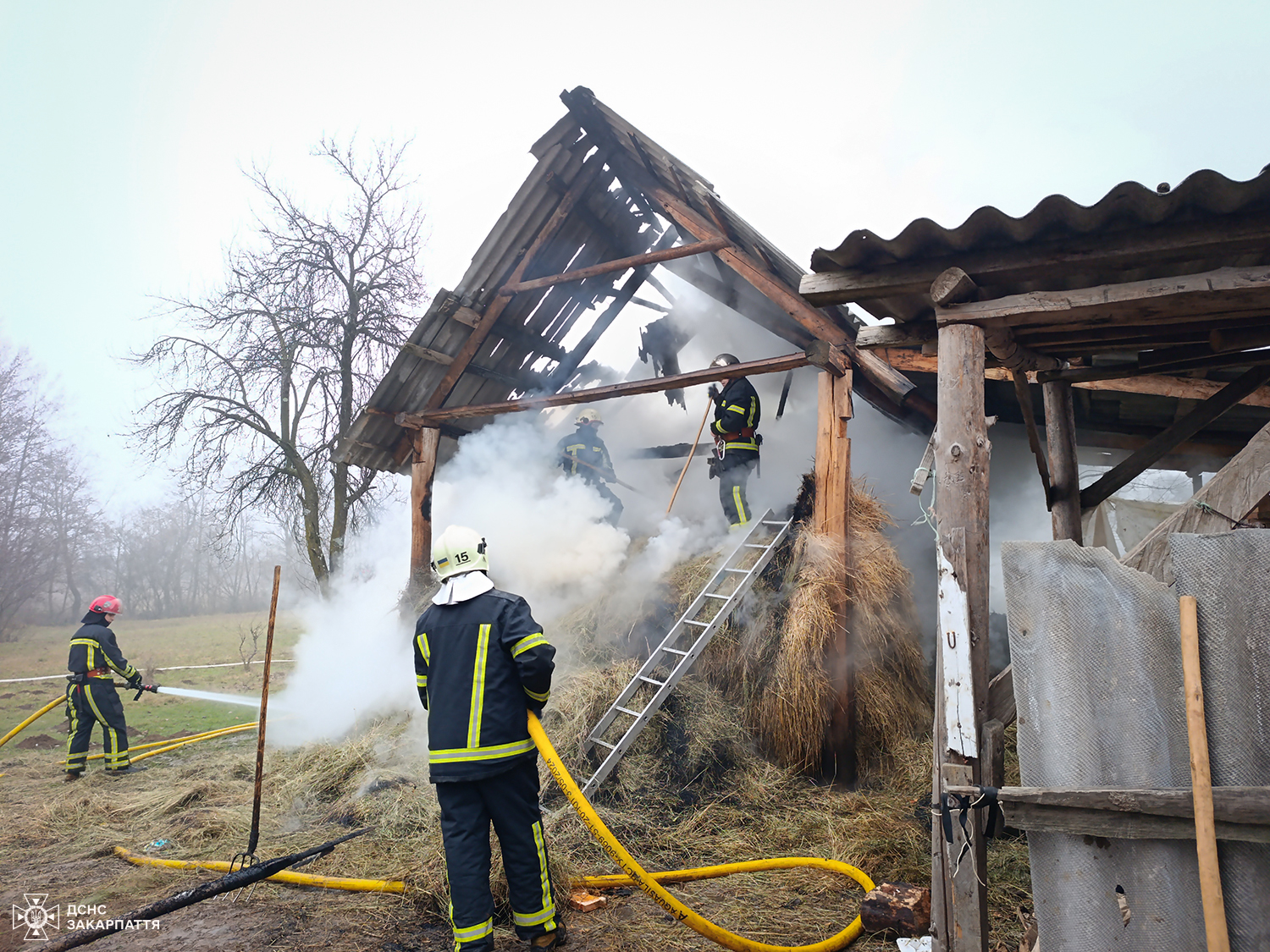 вогнеборці, сарай