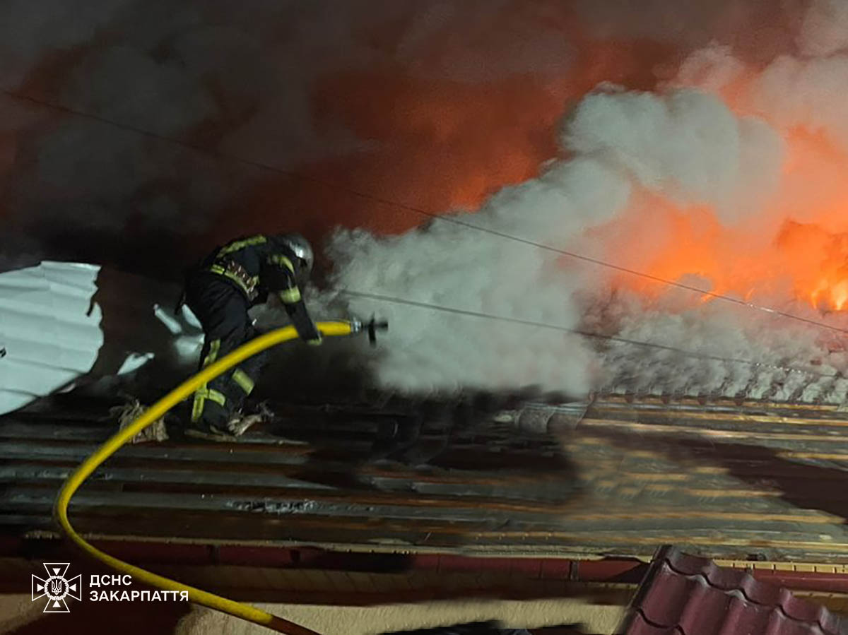 вогнеборці, дим, дах