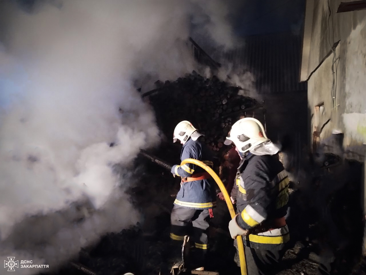 пожежники, дим