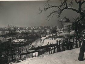 місто, берег, будинки