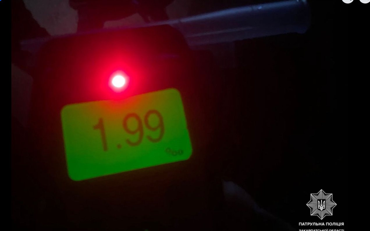 алкотестер, ніч