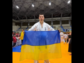 чоловік, прапор