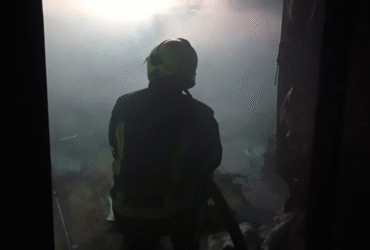 вогнеборець, дим