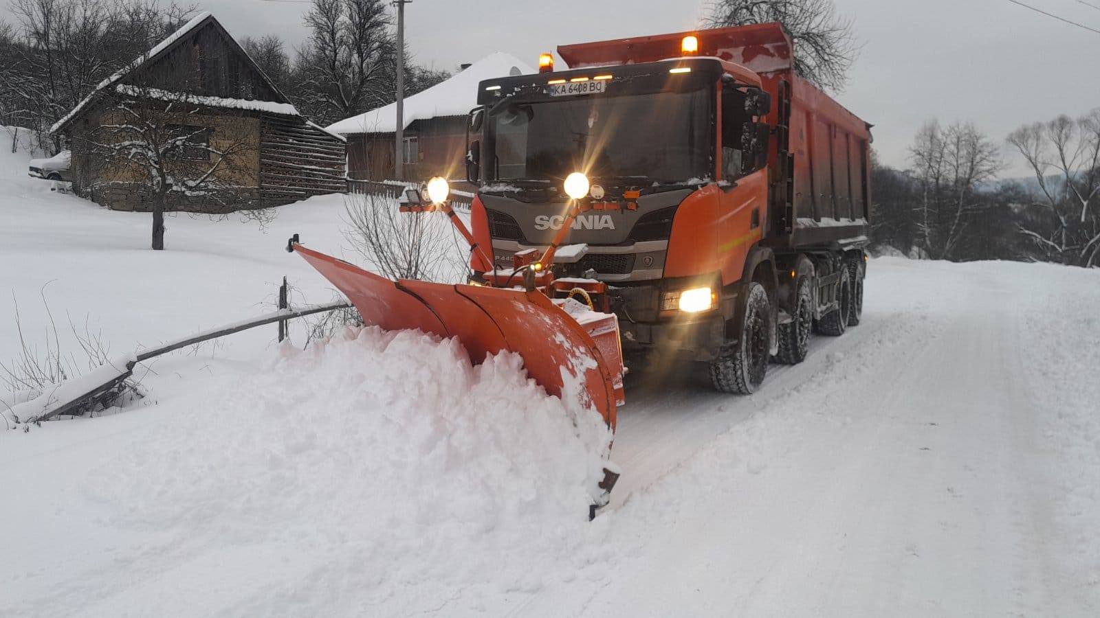 сніг, техніка