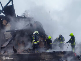 пожежники, дим, споруда