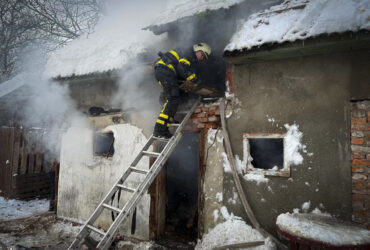 будинок, вогнеборці, драбина