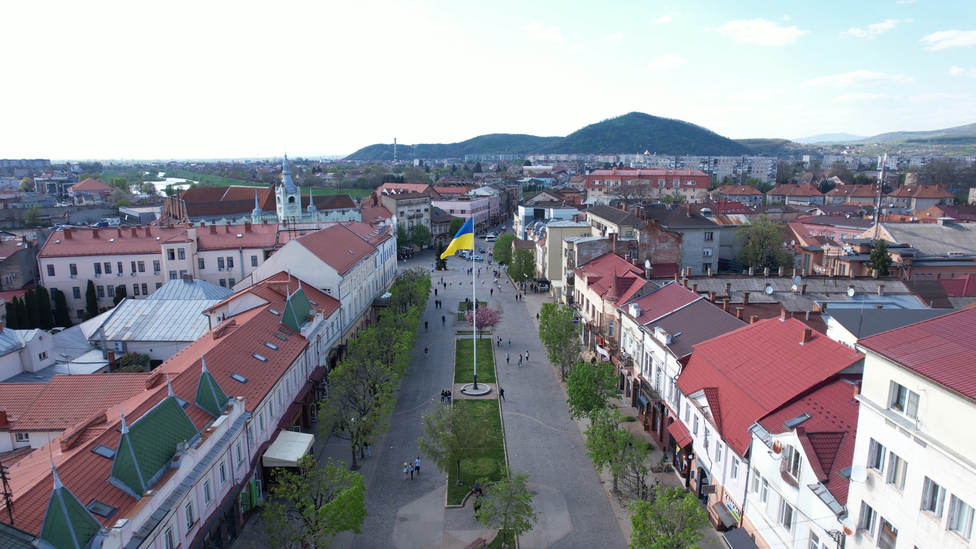 місто, вулиця, будинки, дороги