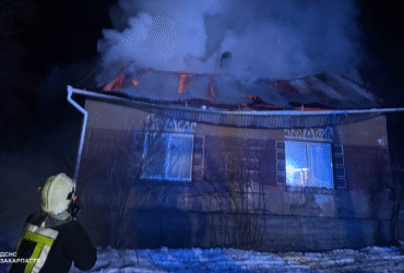 будинок, дим, ніч, пожежник