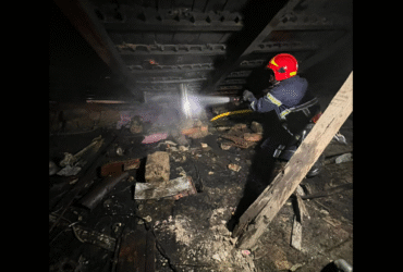 вогнеборець, руїни