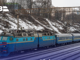 потяг, ліс, рейки