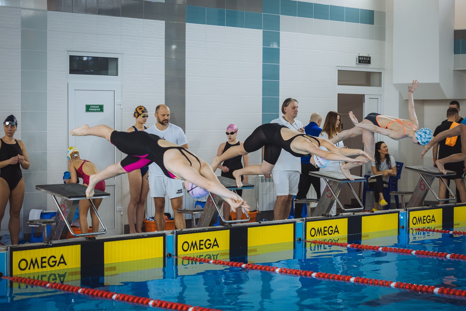 люди, басейн, подія