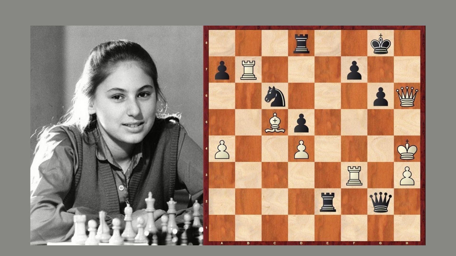 жінка, шахмати, дошка