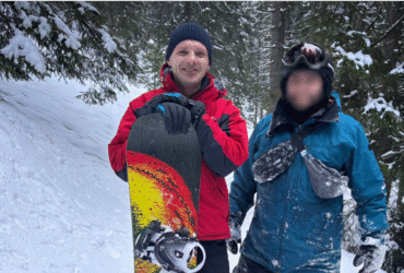 чоловіки,ліс, сніг