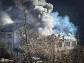 будинки, дим, пожежники