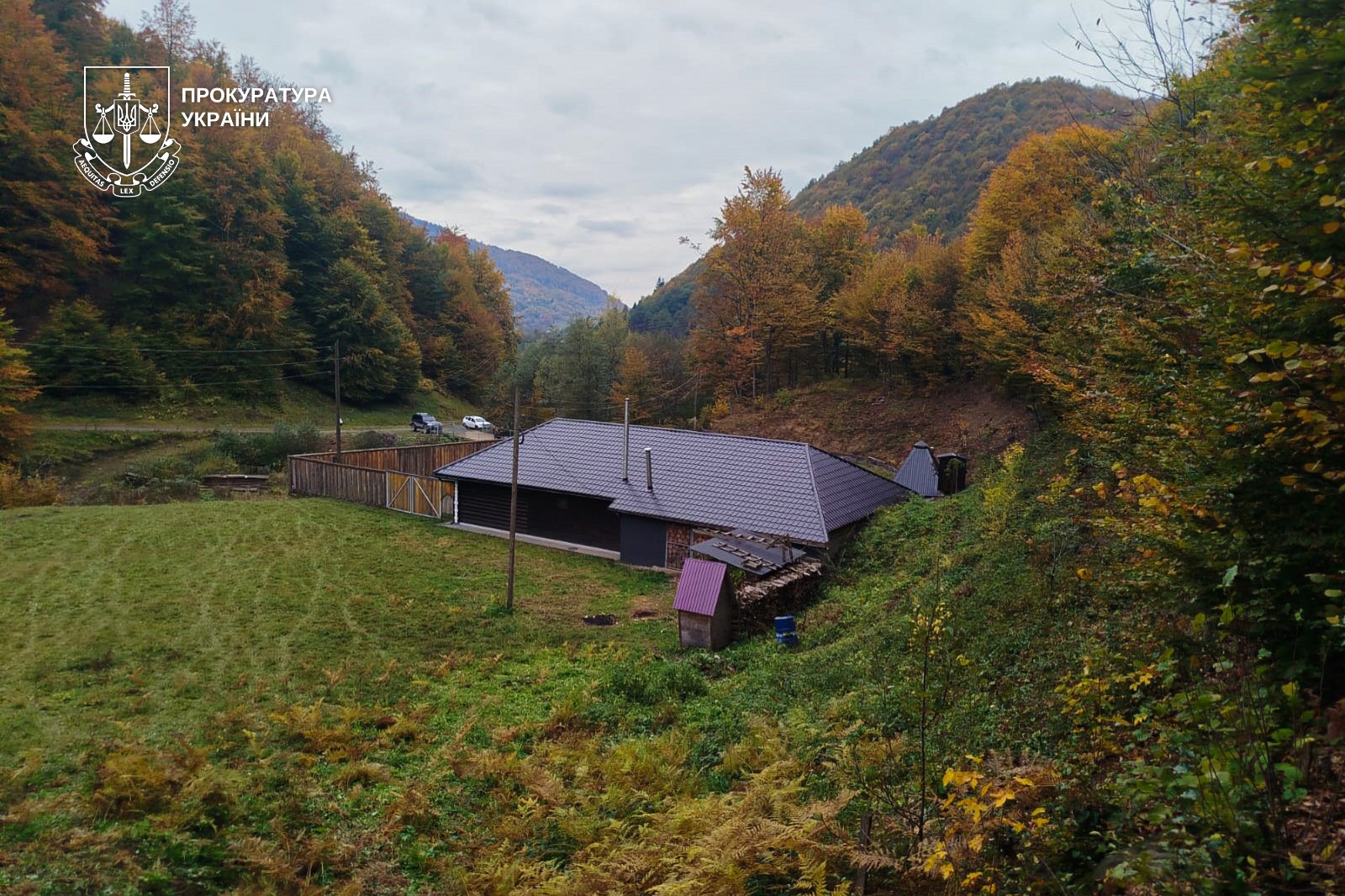 гори, ліс, будинок