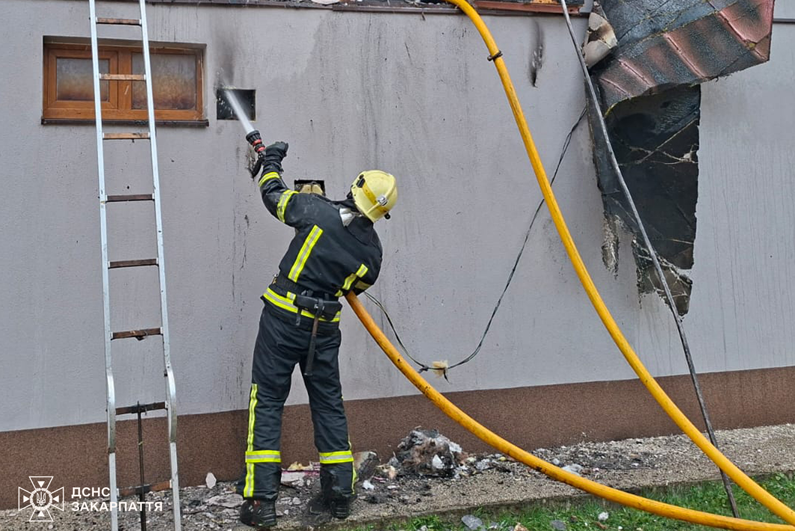 вогнеборець, стіна, будинок