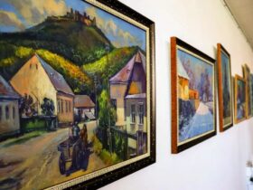 картини, стіна, приміщення