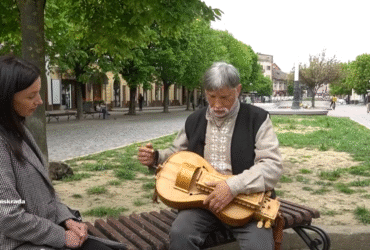 чоловік, жінка, вулиця, дерева