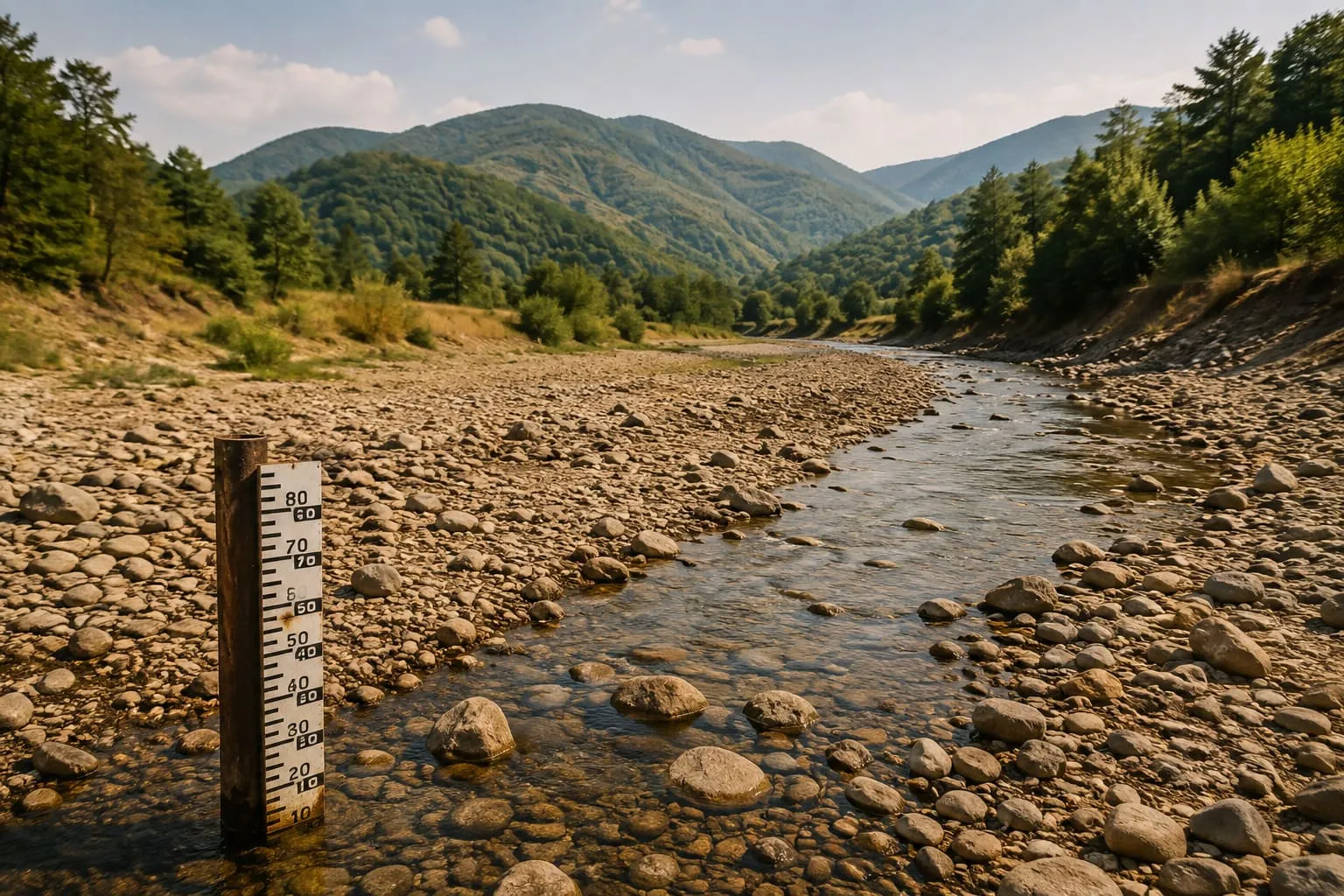 річки закарпаття міліють