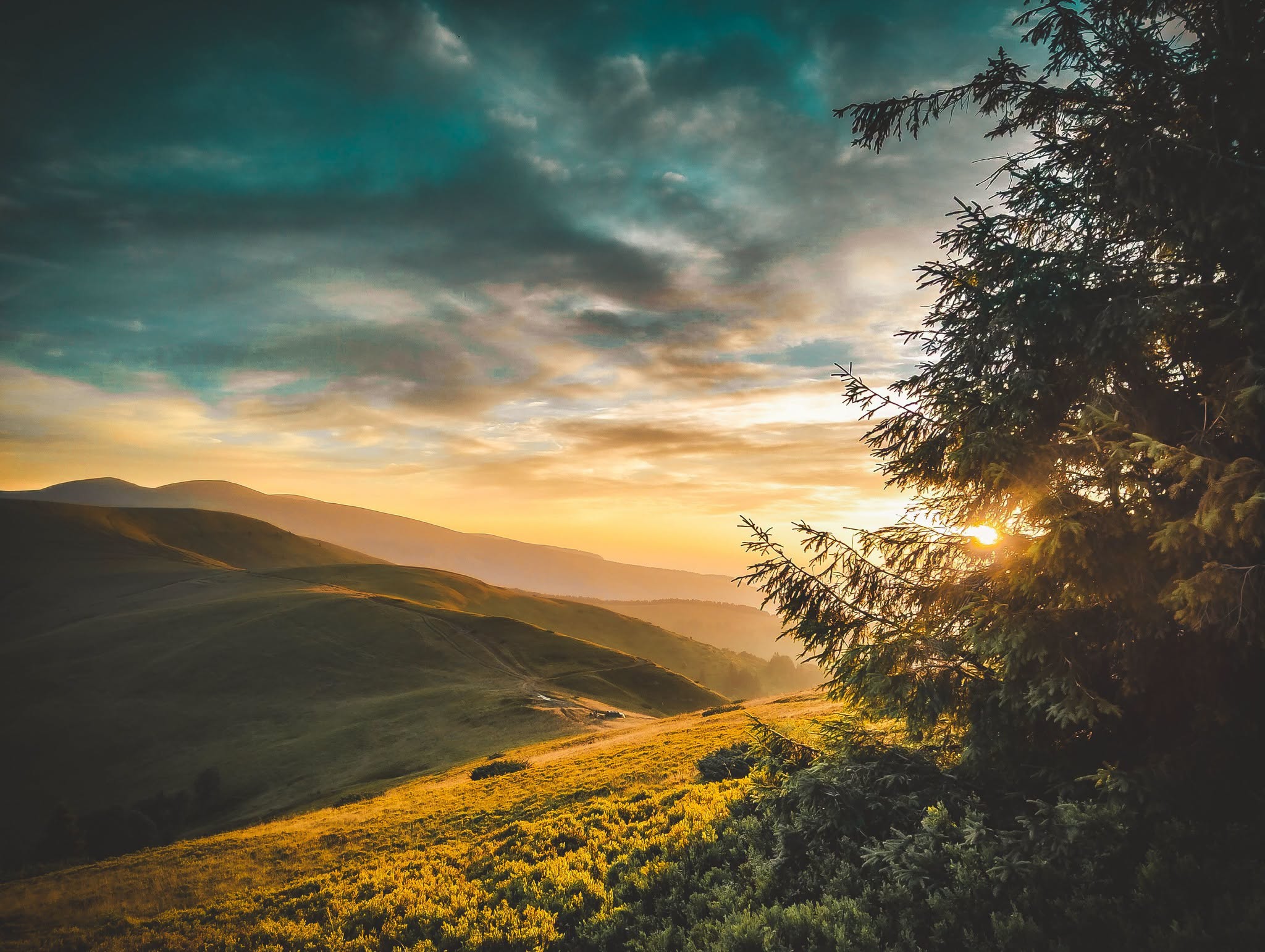 гори,осінь